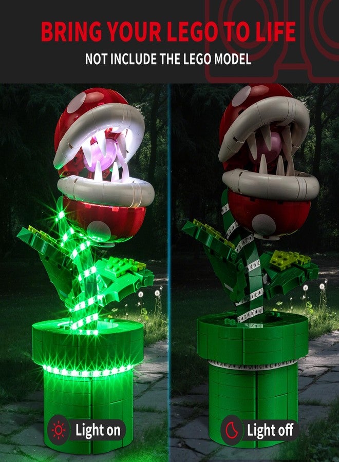 BRIKSMAX Light Kit for Lego-71426 Piranha Plant -Led Lighting Compatible with Lego Super Mario Building Set- Not Include Lego Set - Image 2